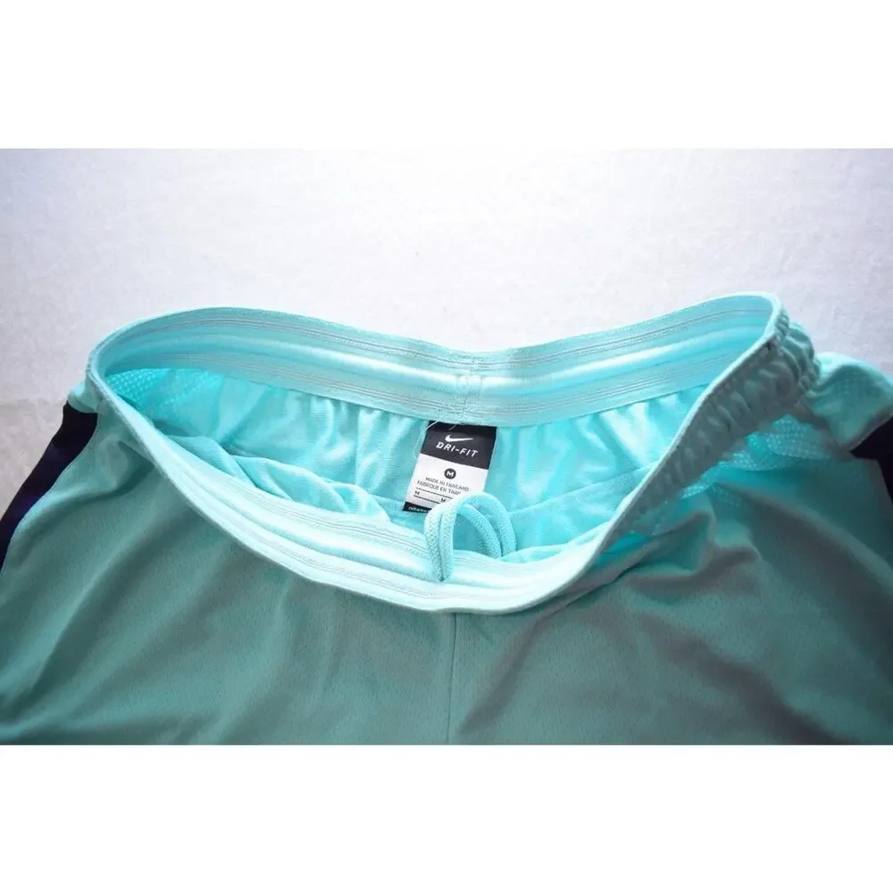 Nike Gym Shorts Dri Fit Performance Blue Athletic‎ Running Womens Size Medium